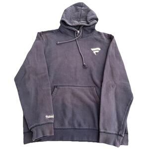 Mitchell & Ness Mens Let’s Go Hoodie Blue Color Size Large